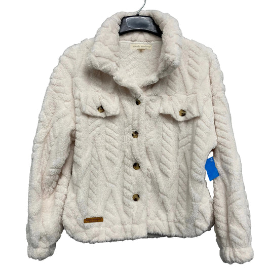 Jacket Other By Simply Southern In Cream, Size:S