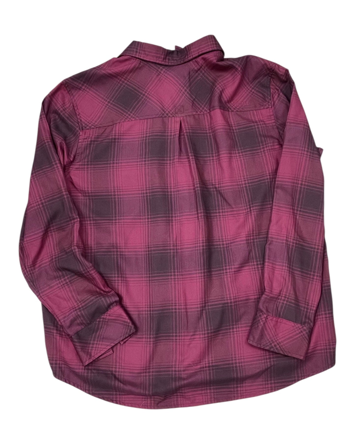 Blouse Ls By Clothes Mentor In Red, Size:1X