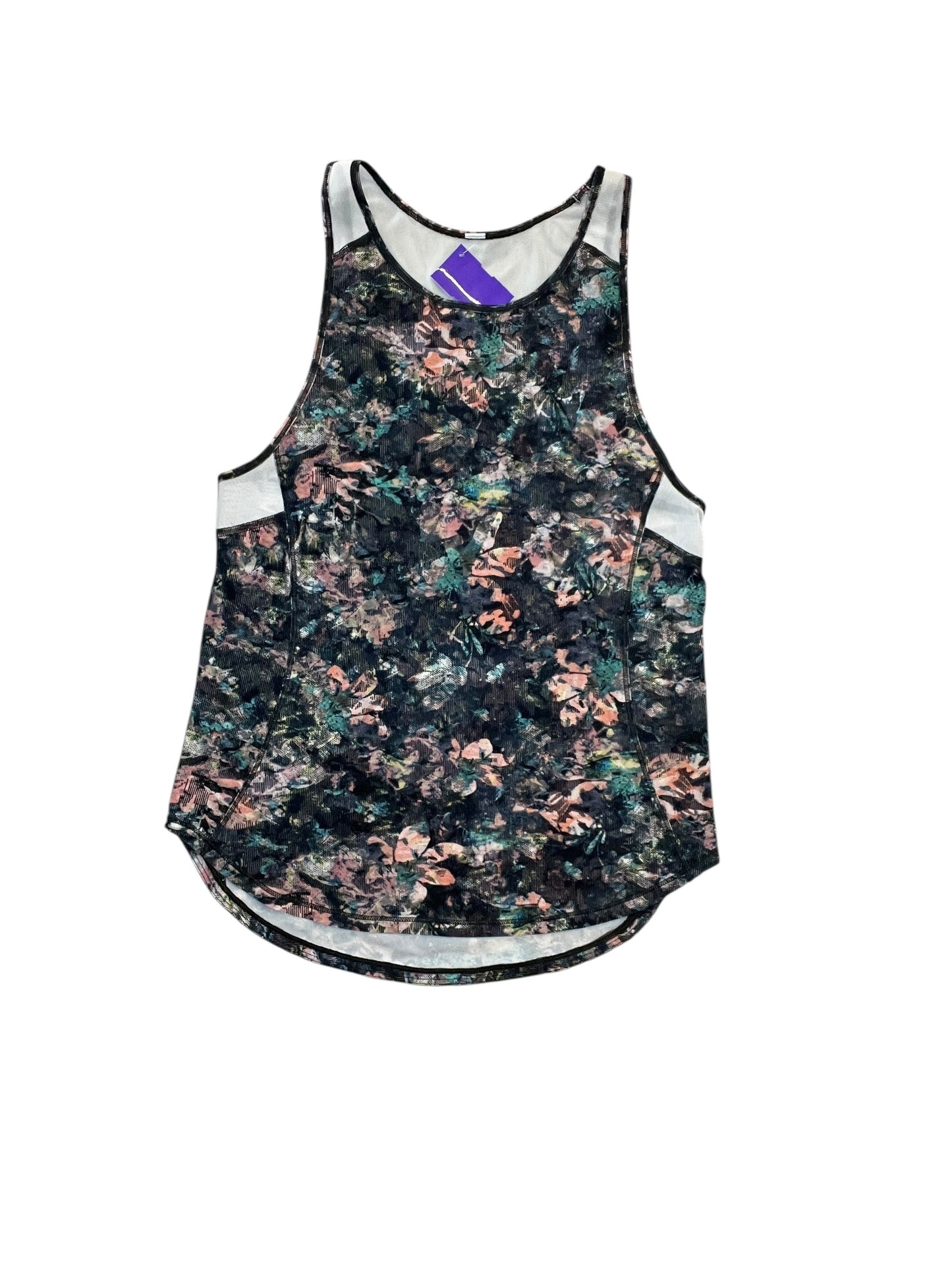 Athletic Tank Top By Lululemon In Floral Print, Size:S