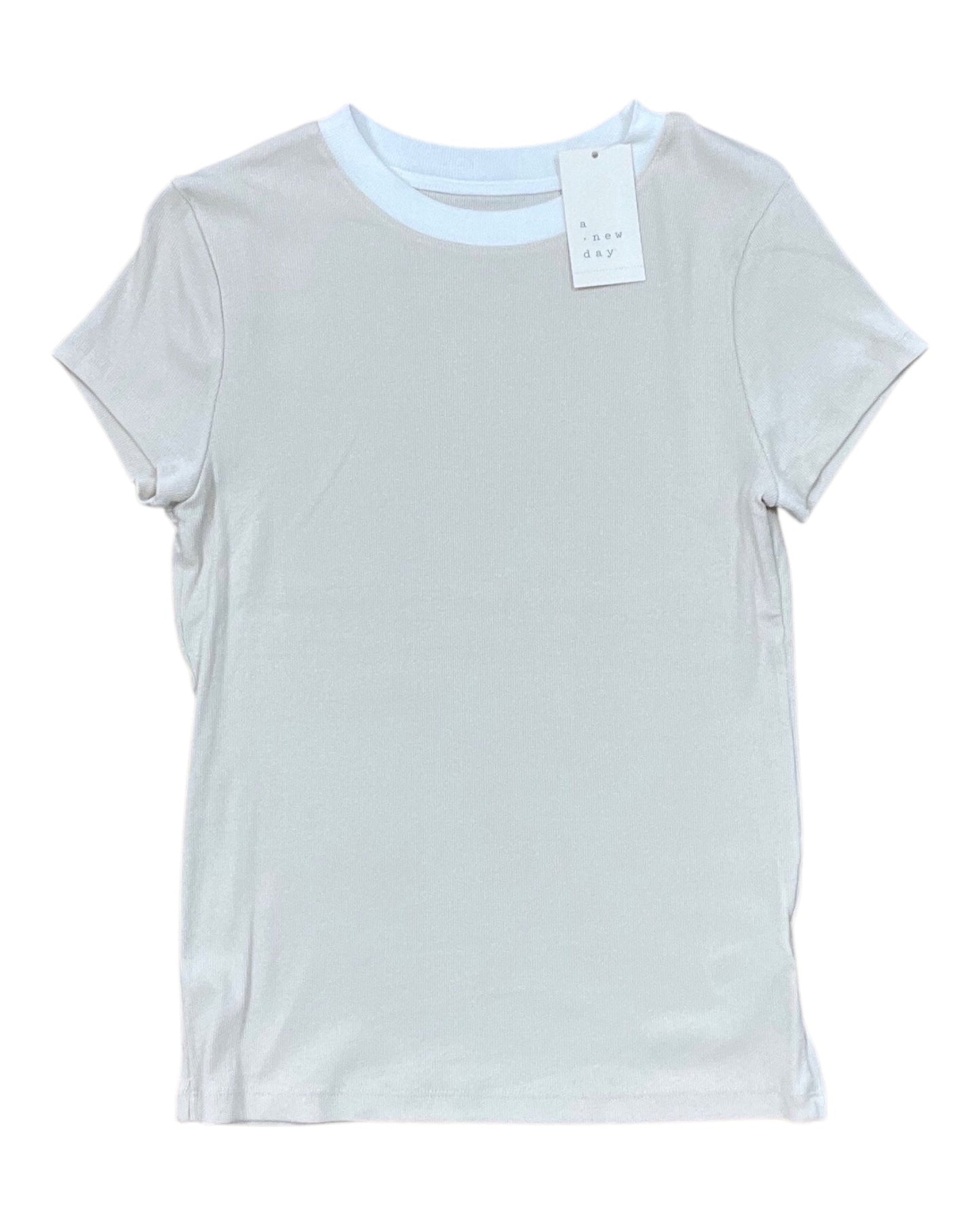 Top Ss By A New Day In Tan & White, Size:M