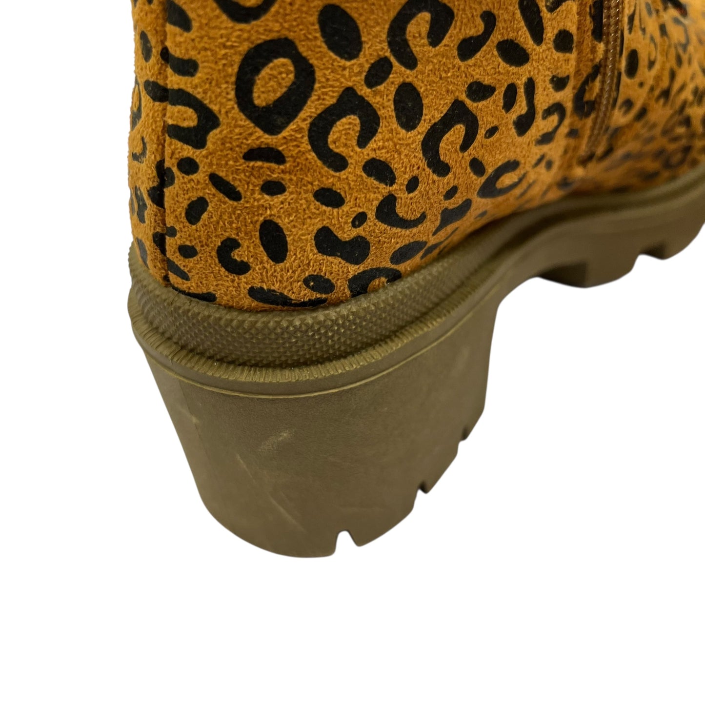 Boots Ankle Heels By Olivia Miller In Animal Print, Size: 7