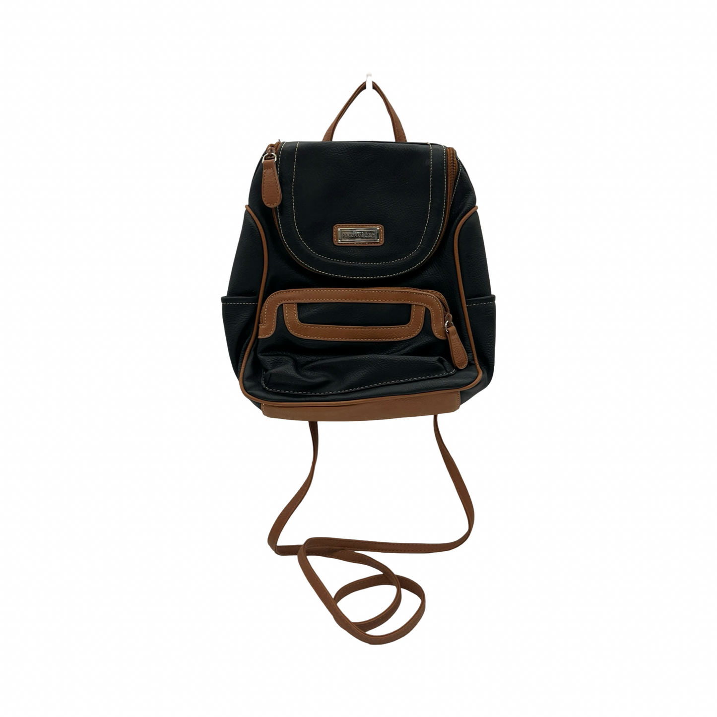 Backpack By St Johns Bay In Black & Tan, Size:Medium