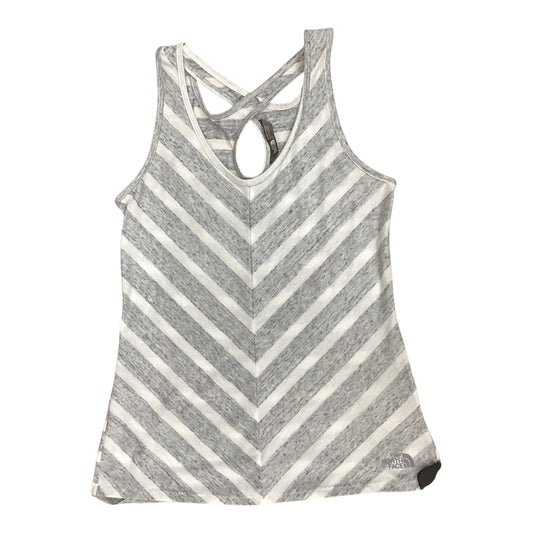 Athletic Tank Top By The North Face In Grey & White, Size:Sp