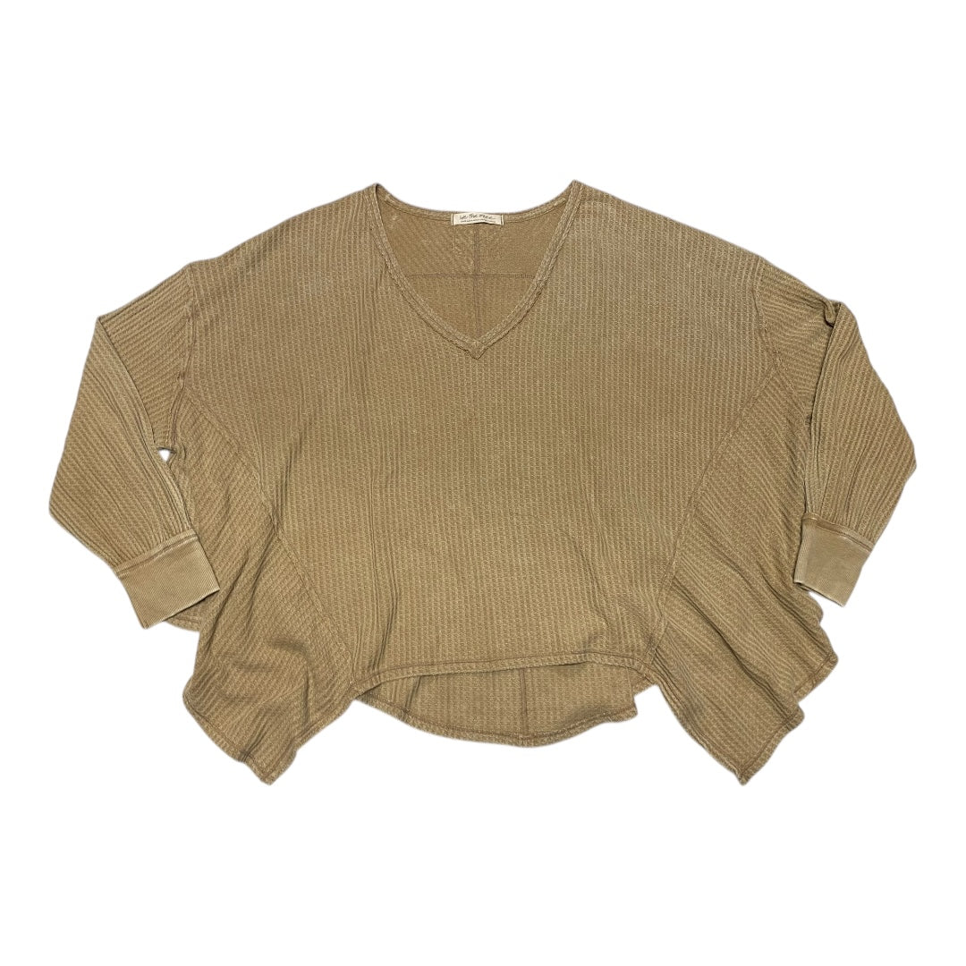 Top Ls By We The Free In Tan, Size:L