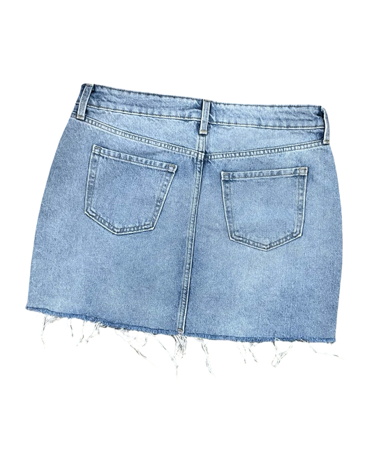Skirt Midi By Old Navy In Blue Denim, Size:10