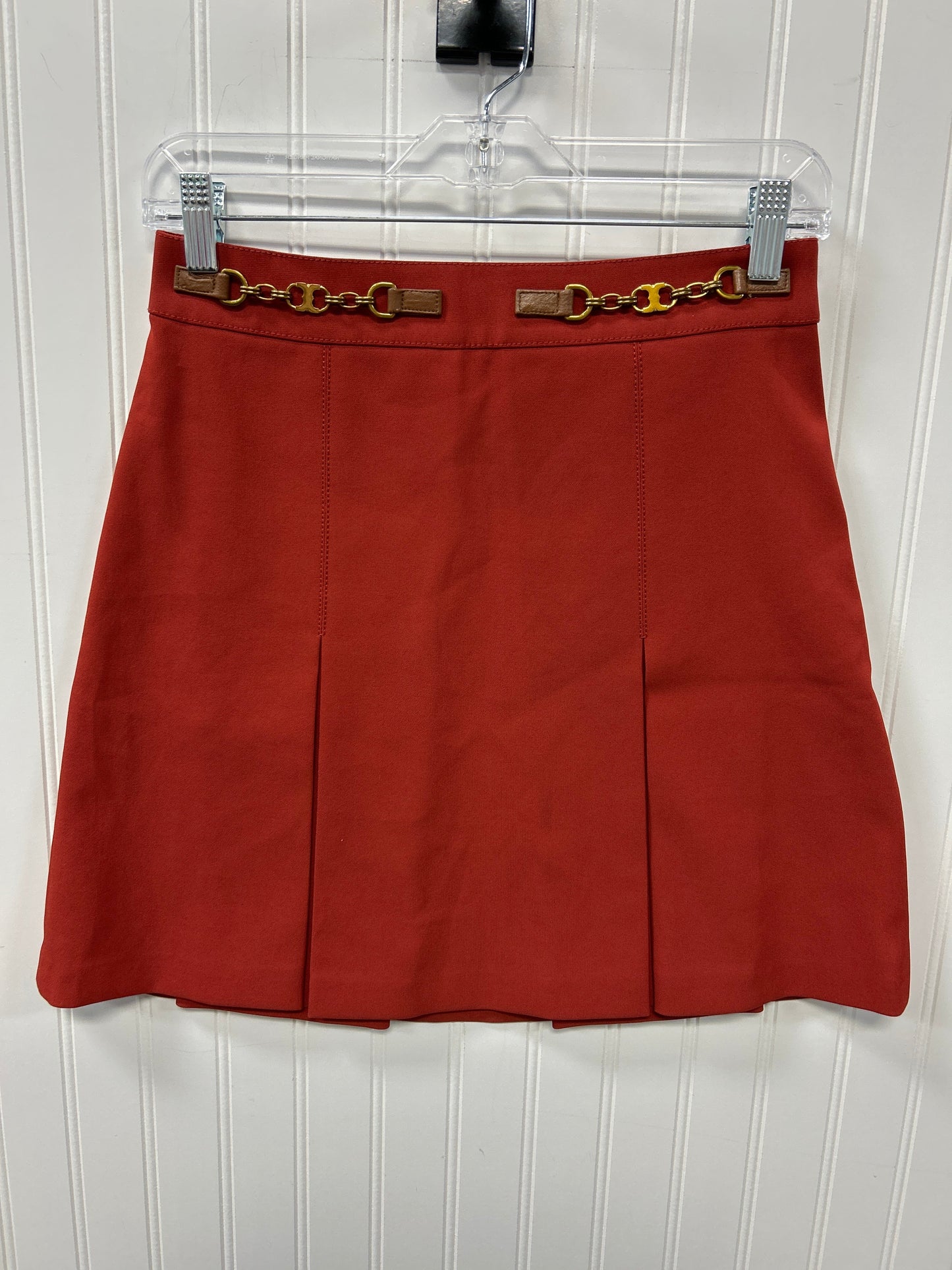 Skirt Designer By Tory Burch In Orange, Size:0