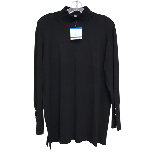 Sweater By Anne Klein In Black, Size:Xl