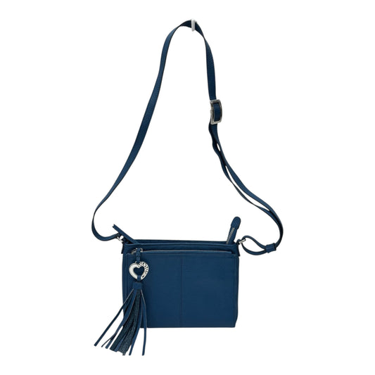 Crossbody Leather By Brighton In Blue, Size:Medium