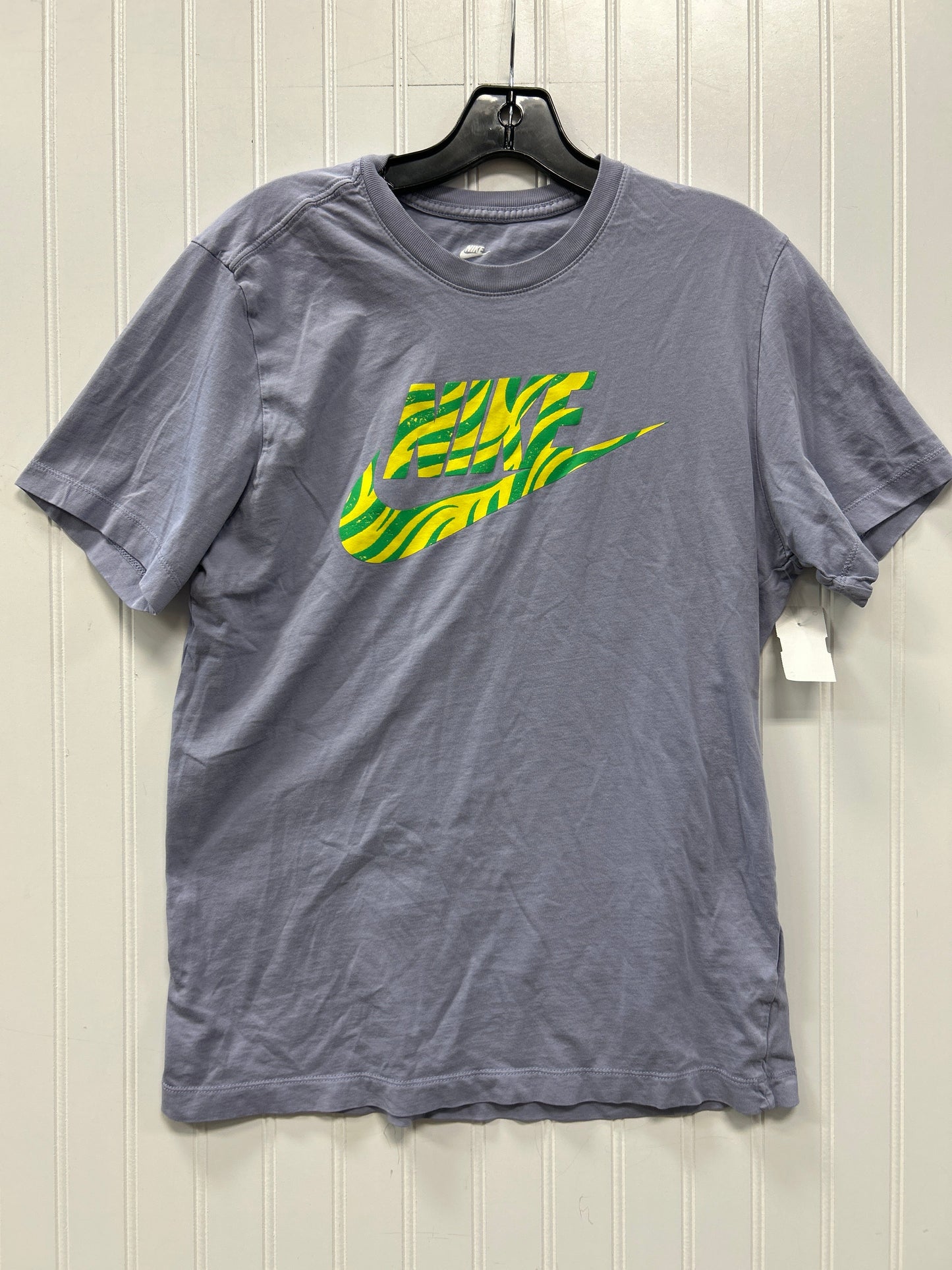 Athletic Top Ss By Nike Apparel In Purple, Size:L