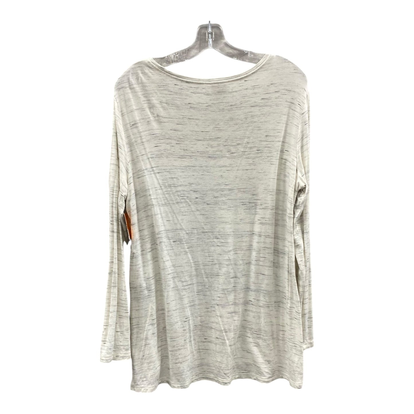 Top Ls Basic By Zenergy By Chicos In Tan, Size:L
