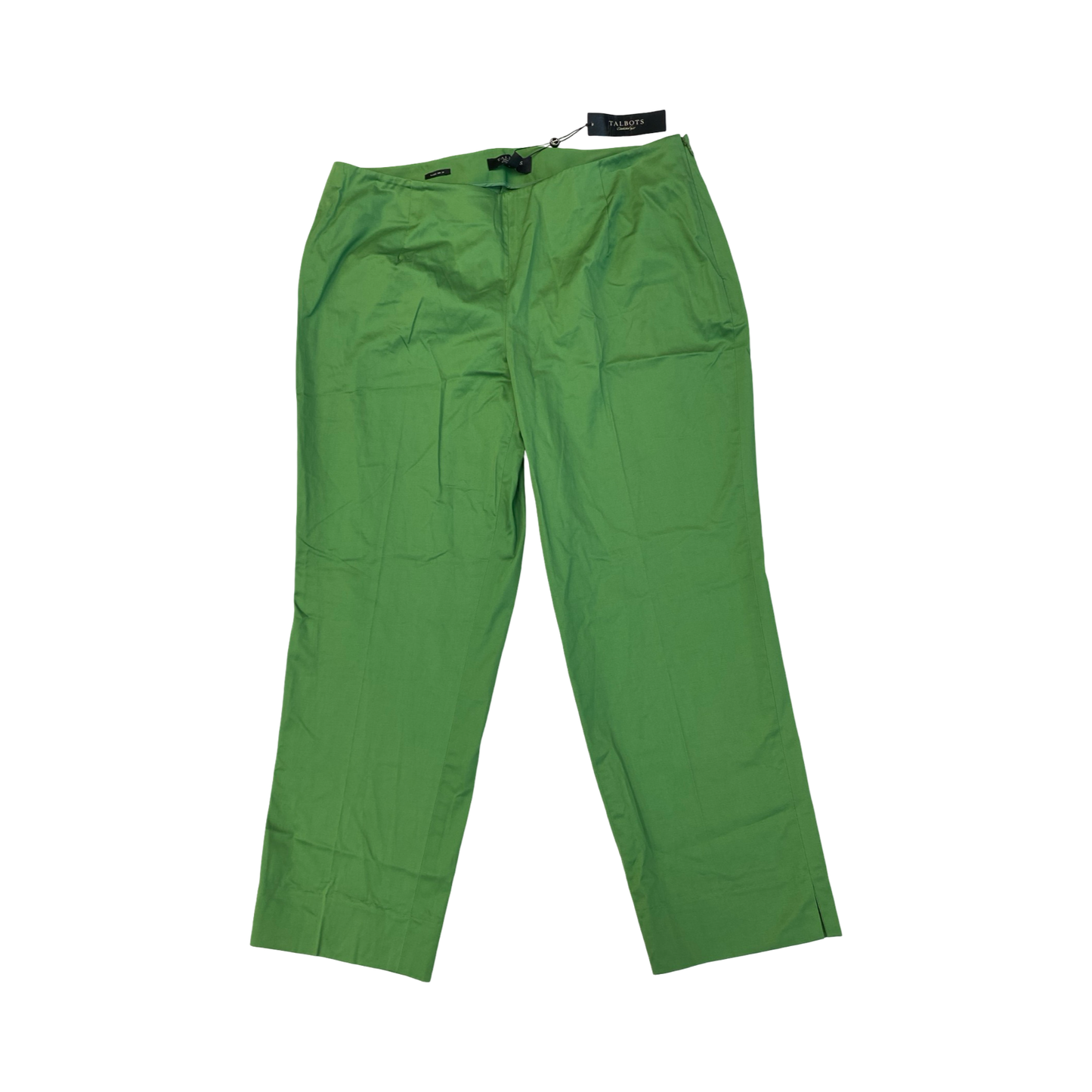 Pants Cropped By Talbots In Green, Size:14