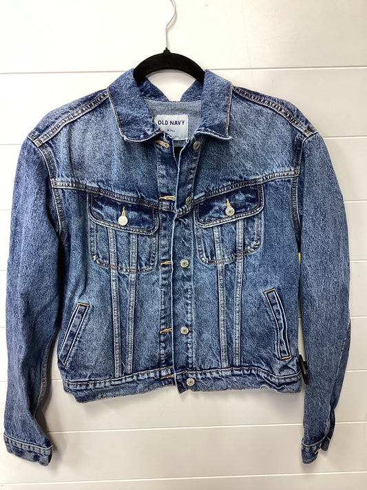 Jacket Denim By Old Navy In Blue Denim, Size:M