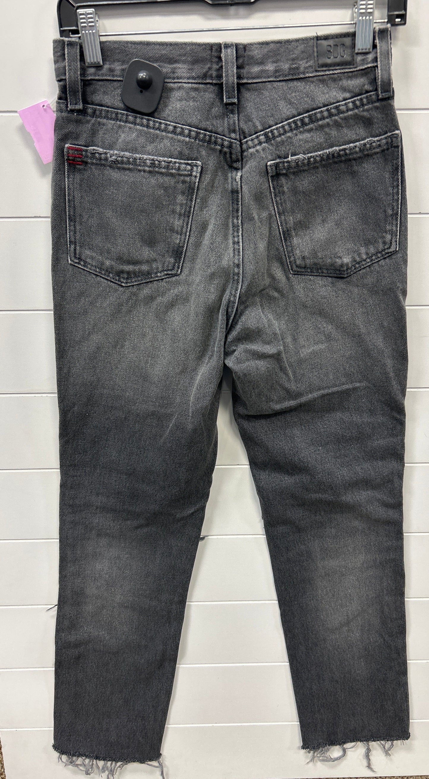 Jeans Straight By Urban Outfitters In Black Denim, Size:2