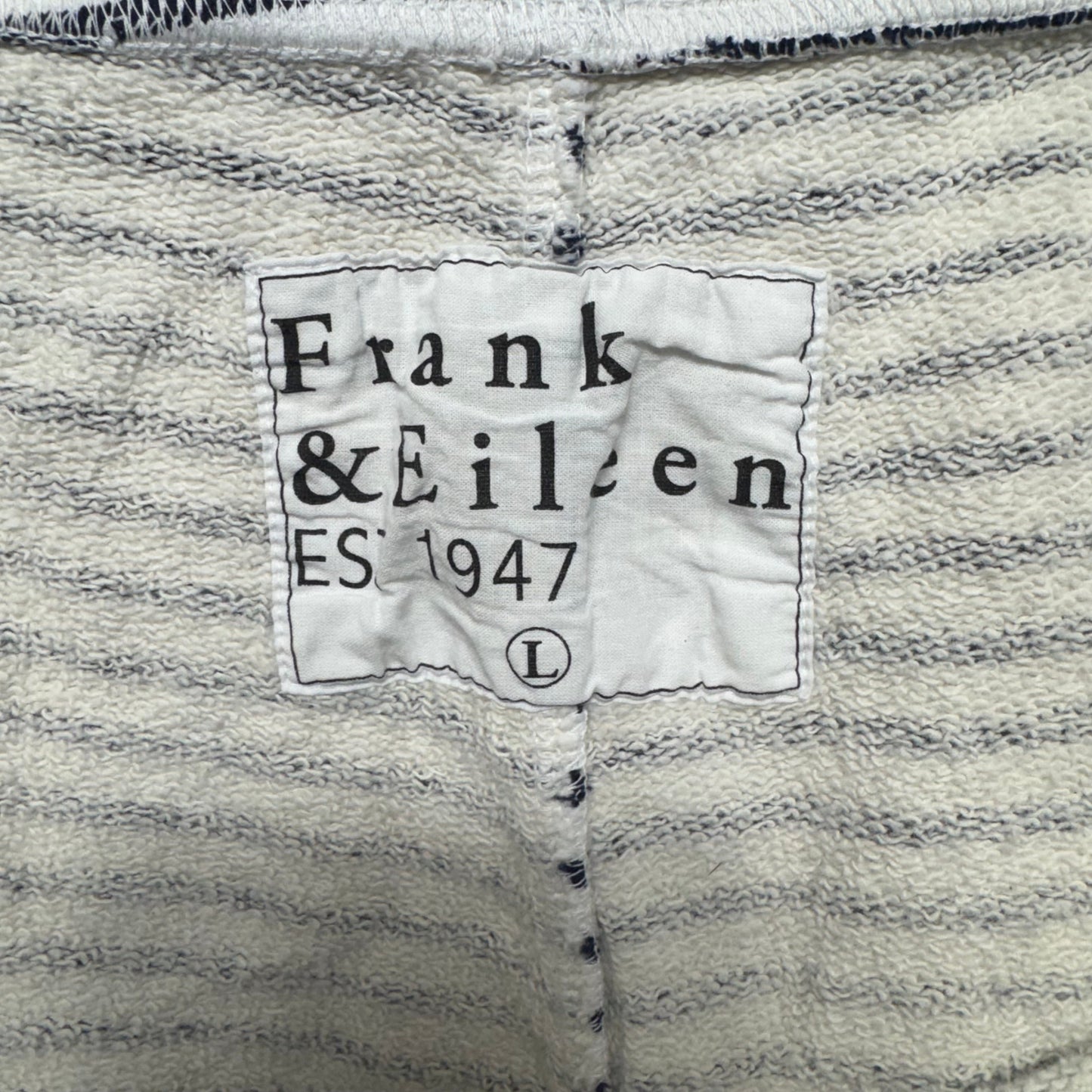Drawstring Lounge Shorts By Frank And Eileen In Striped Pattern, Size: L