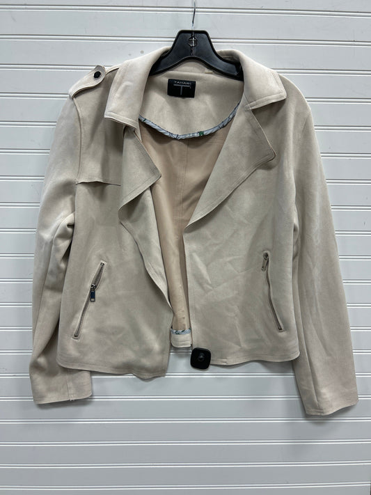 Blazer By Tahari In Cream, Size:L
