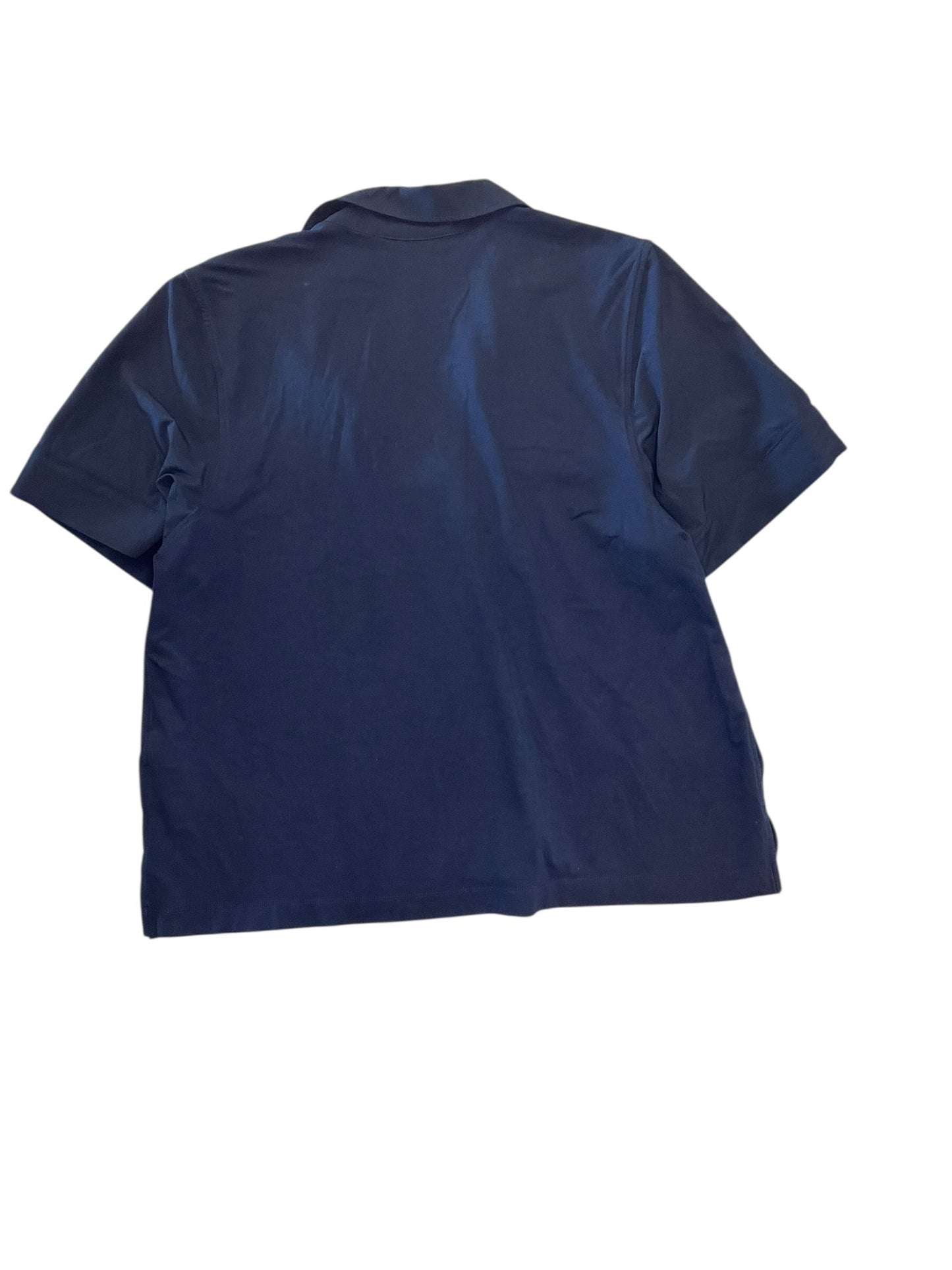 Athletic Top Ss By Athleta In Navy, Size:Xl