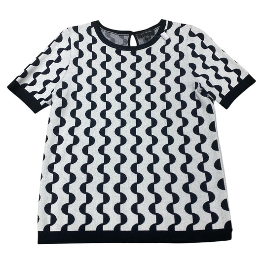 Top Ss By Ann Taylor In Black & White, Size:S