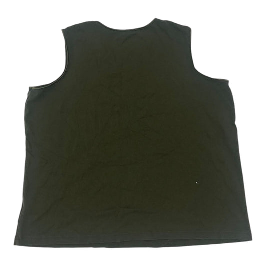 Tank Top By Cj Banks In Green, Size:2X