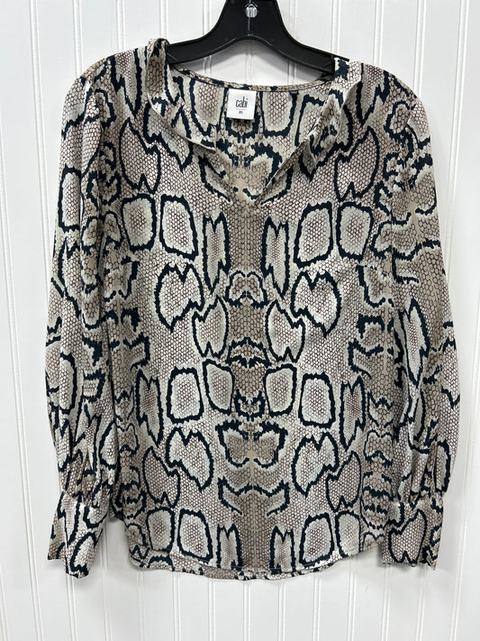 Top Ls By Cabi In Snakeskin Print, Size:Xs