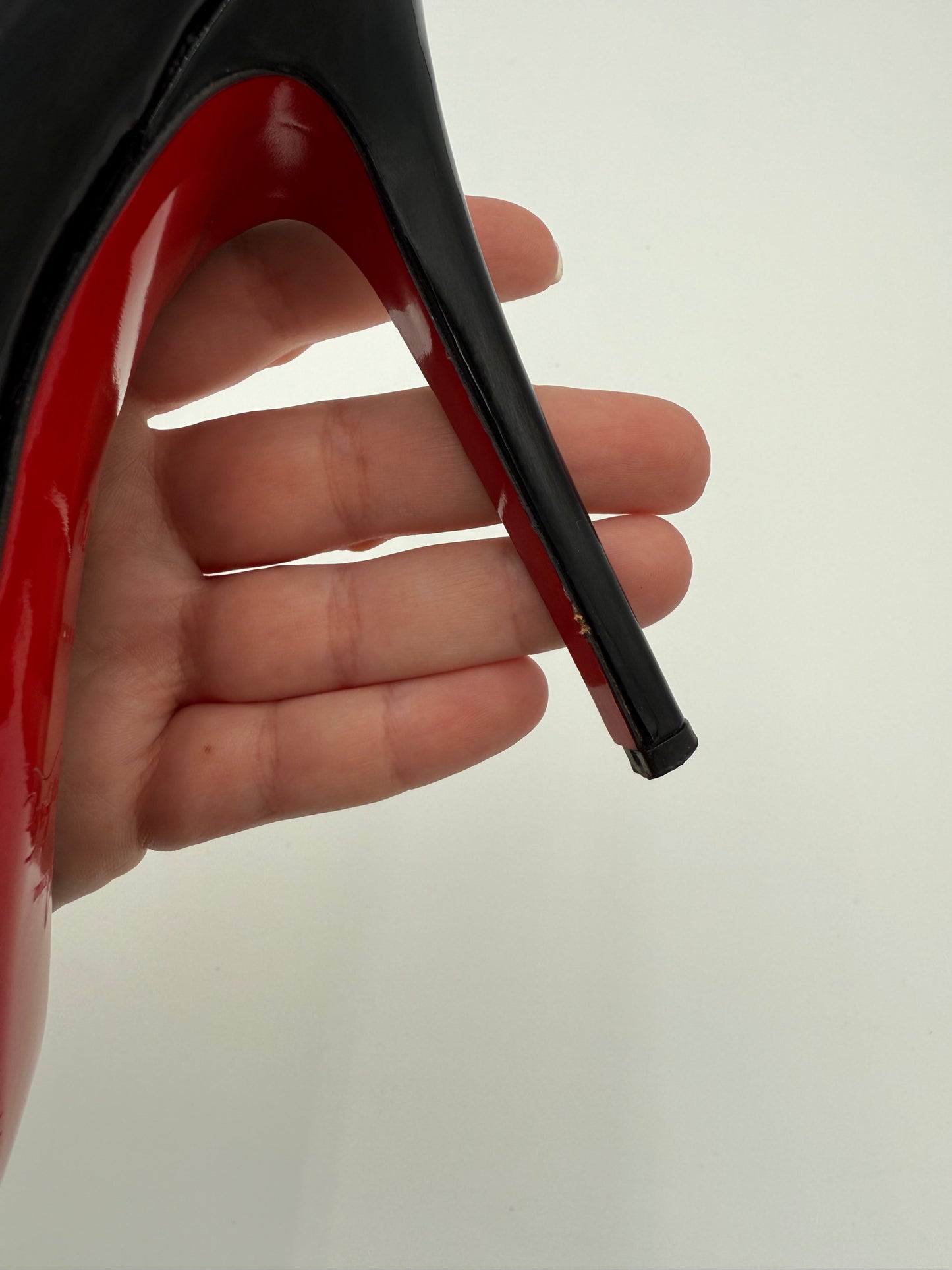 Shoes Luxury Designer By Christian Louboutin In Black, Size:7.5