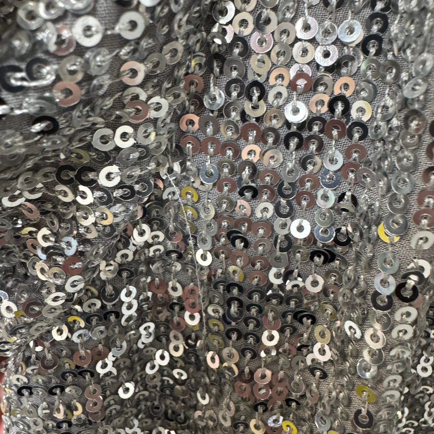 AS IS Marion Sequin Long Dress By Emerson Frye In Silver, Size: M
