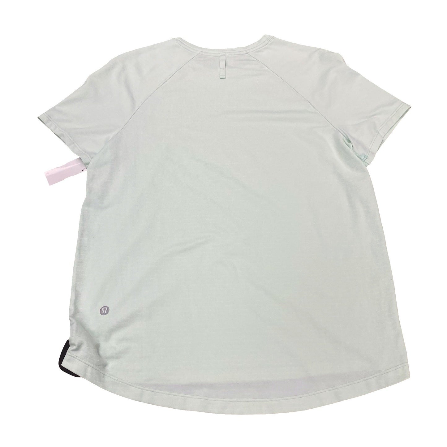 Athletic Top Ss By Lululemon In Teal, Size:M