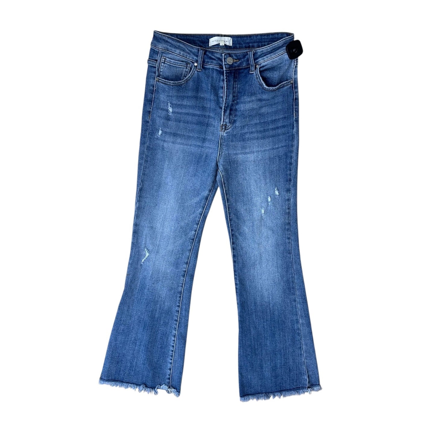 Jeans Straight By Risen In Blue Denim, Size:8