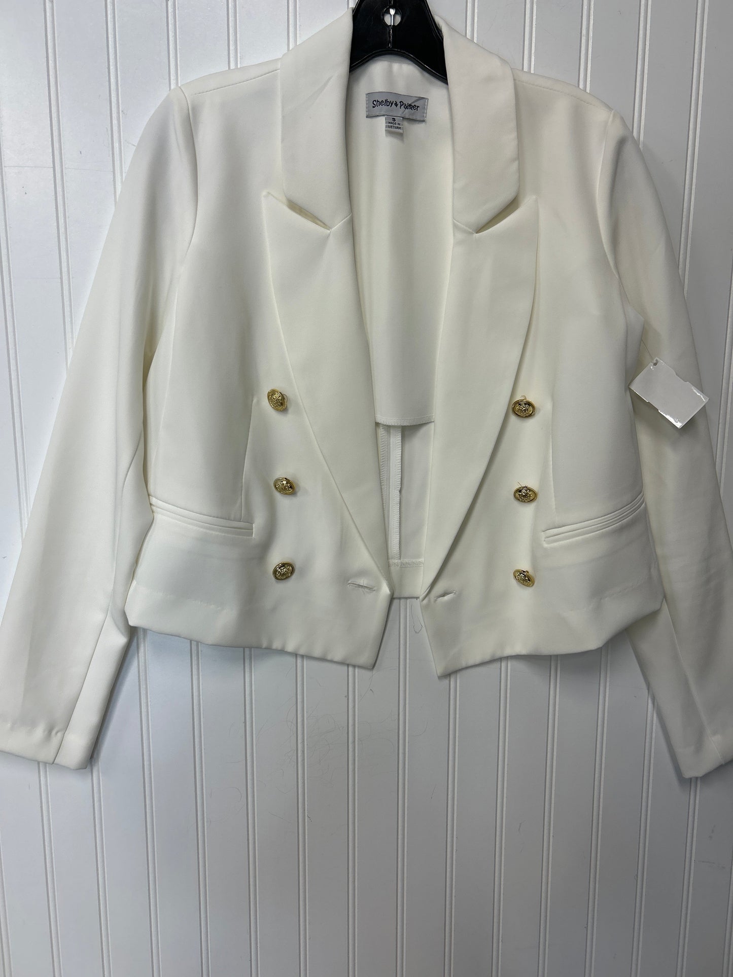 Blazer By Shelby And Palmer In White, Size:S