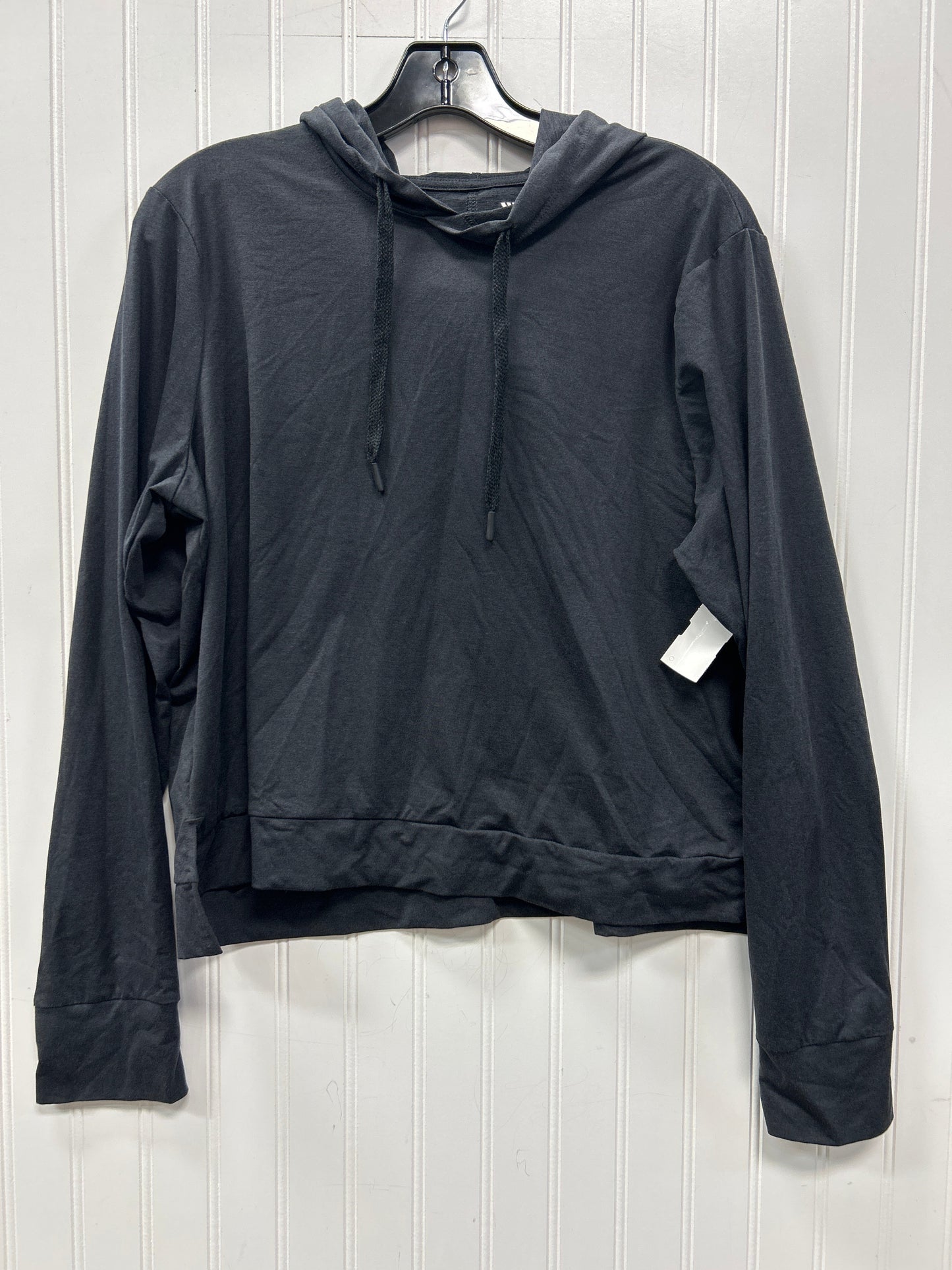 Athletic Top Ls Hoodie By All In Motion In Grey, Size:Xl