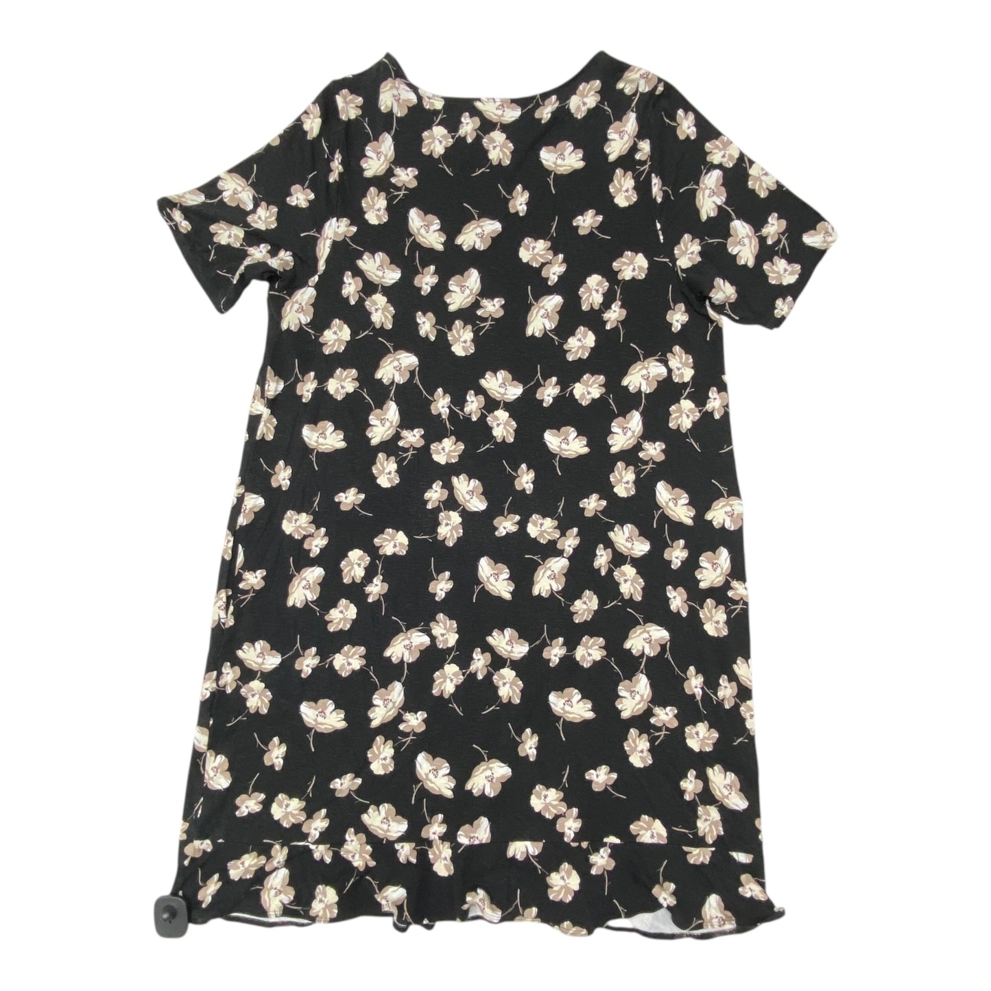 Dress Casual Midi By J. Jill In Black & Brown, Size:Xl