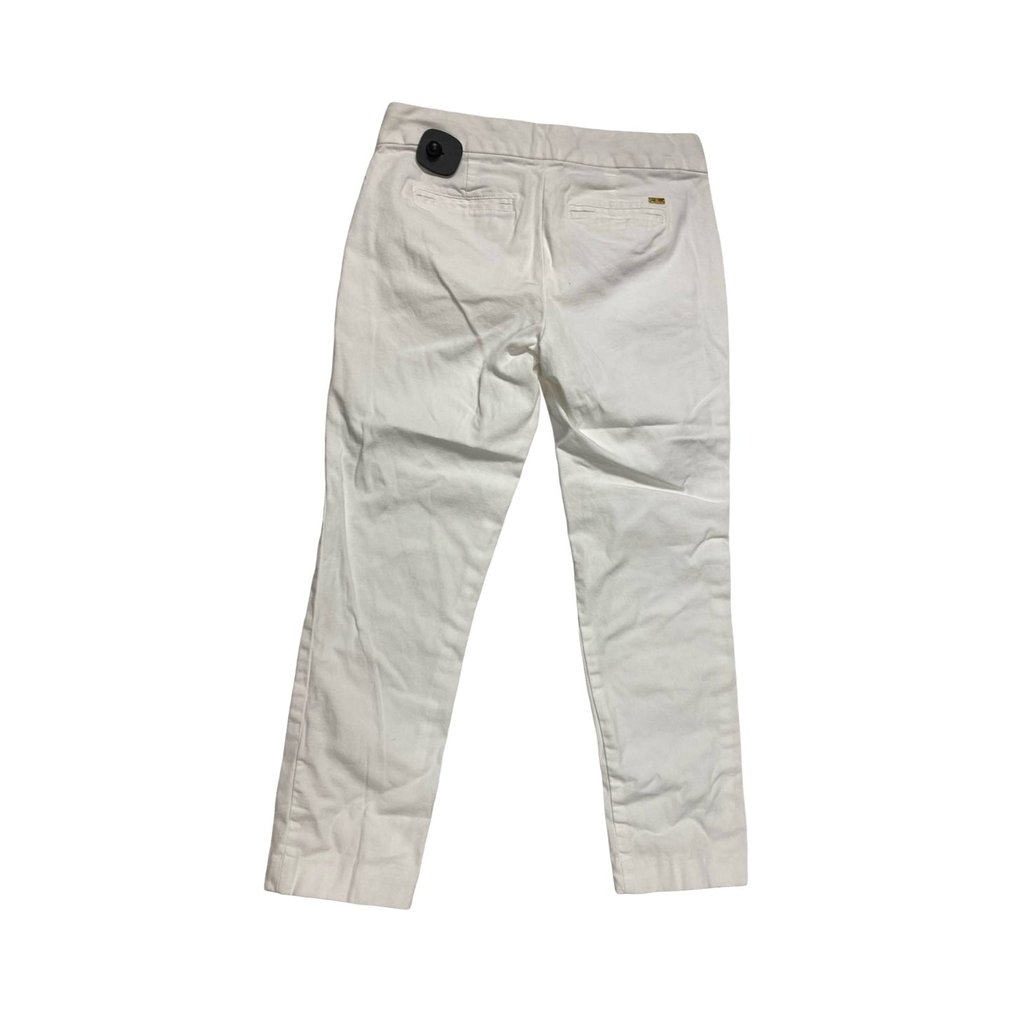 Pants Cropped By Tommy Hilfiger In White, Size:2