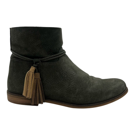 Boots Leather By Lucky Brand In Grey, Size:7