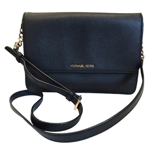Crossbody Designer By Michael Kors In Black, Size:Medium