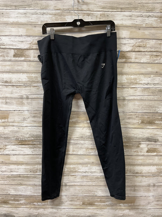 Athletic Leggings By Gym Shark In Black, Size:Xxl