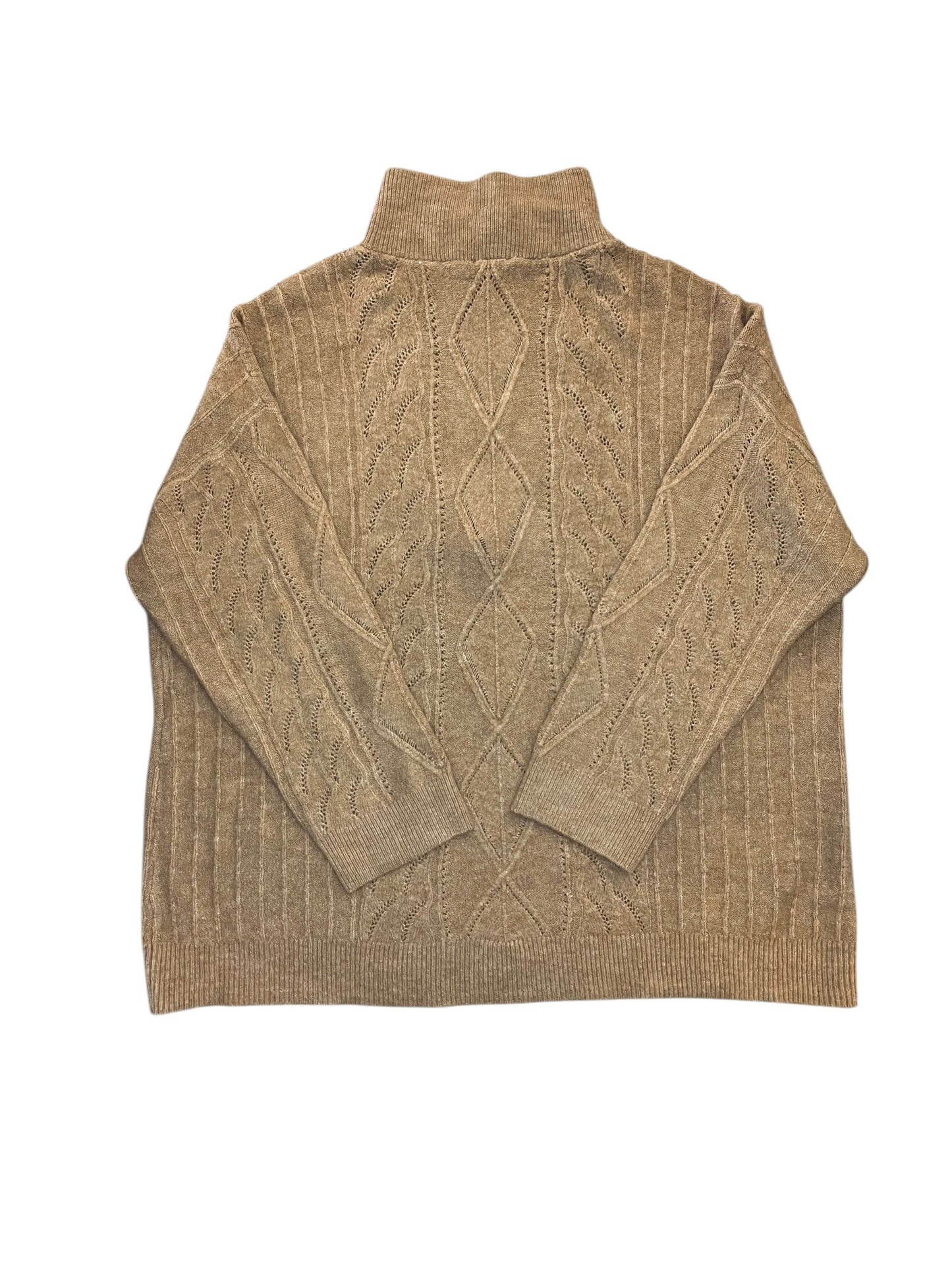 Sweater By Talbots In Brown, Size:2X