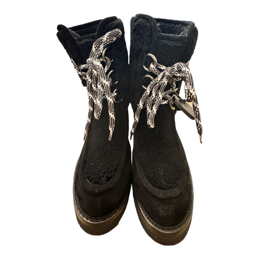 Boots Mid-Calf Designers By Aquatalia In Black, Size:9.5