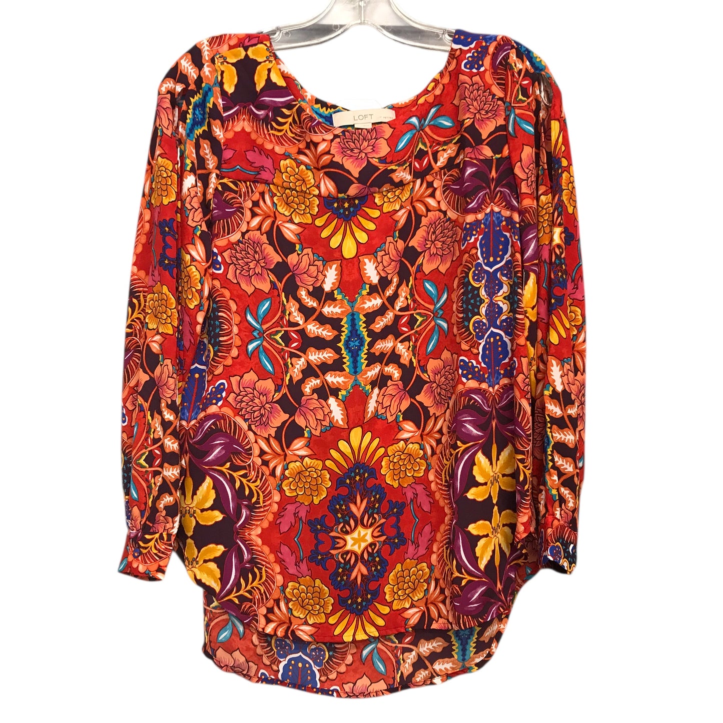Top 3/4 Sleeve By Loft In Multi, Size:Sp