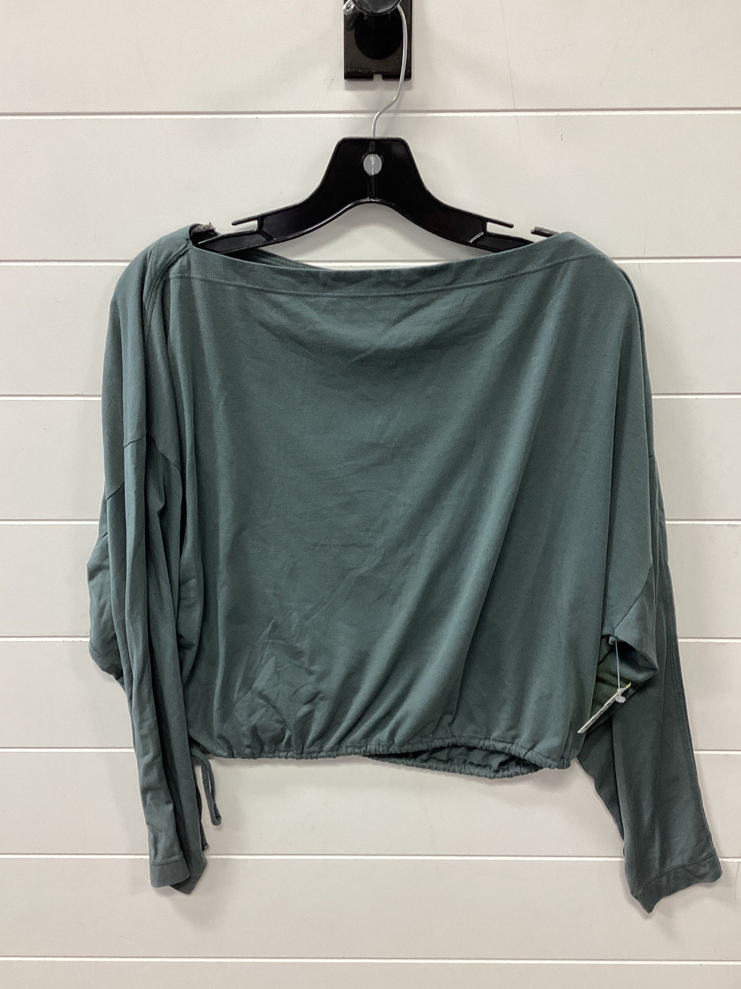 Athletic Top Ls Collar By Athleta In Grey, Size:Xs