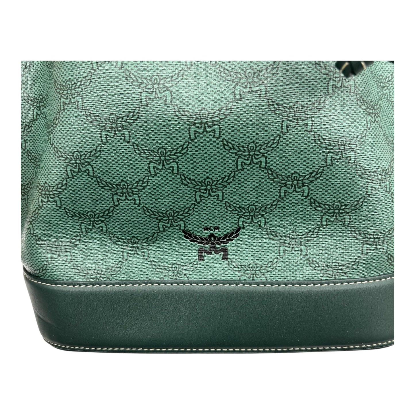 Crossbody Luxury Designer By Mcm In Green, Size:Medium