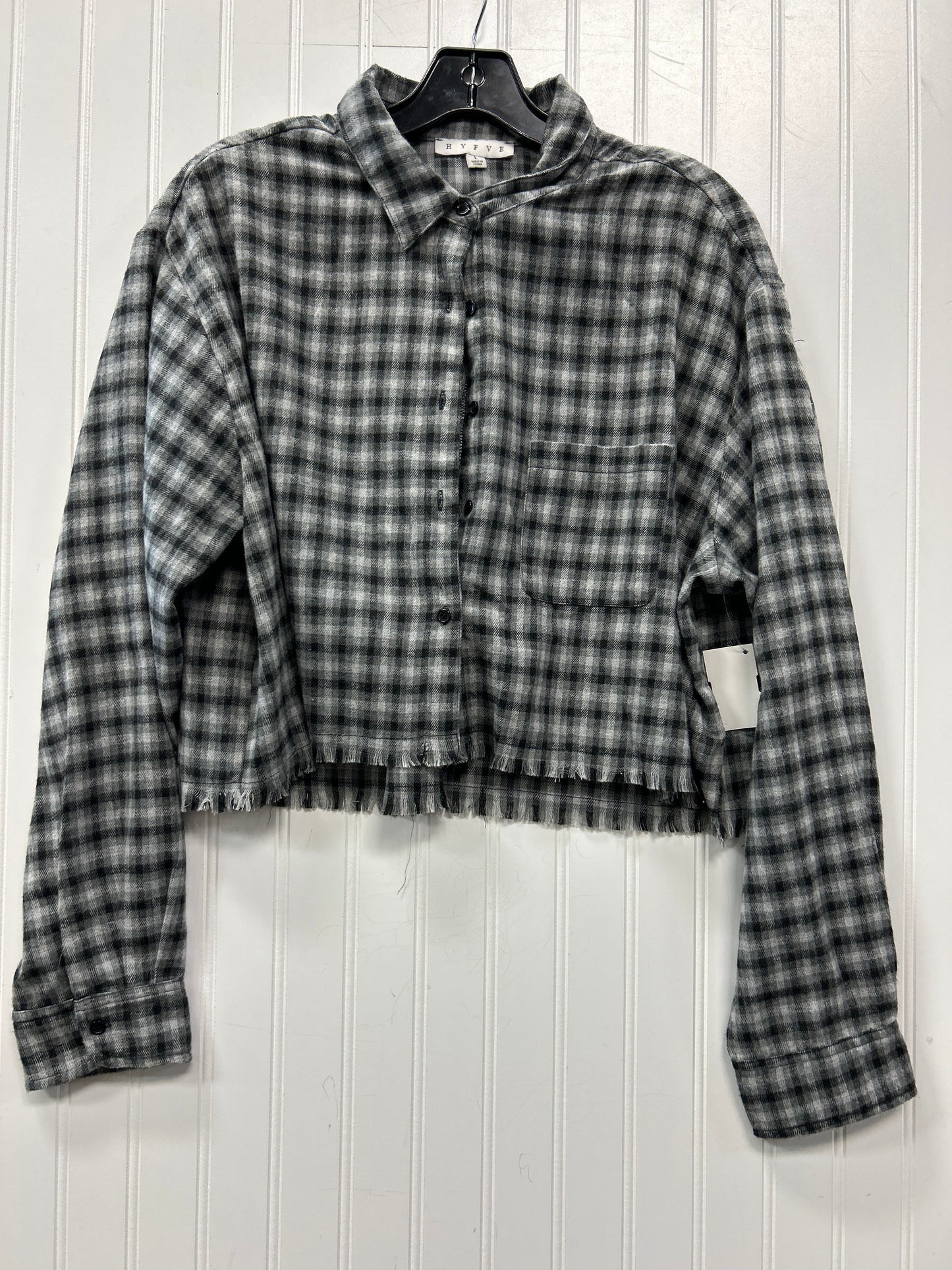 Top Ls By Hyfve In Grey, Size:L