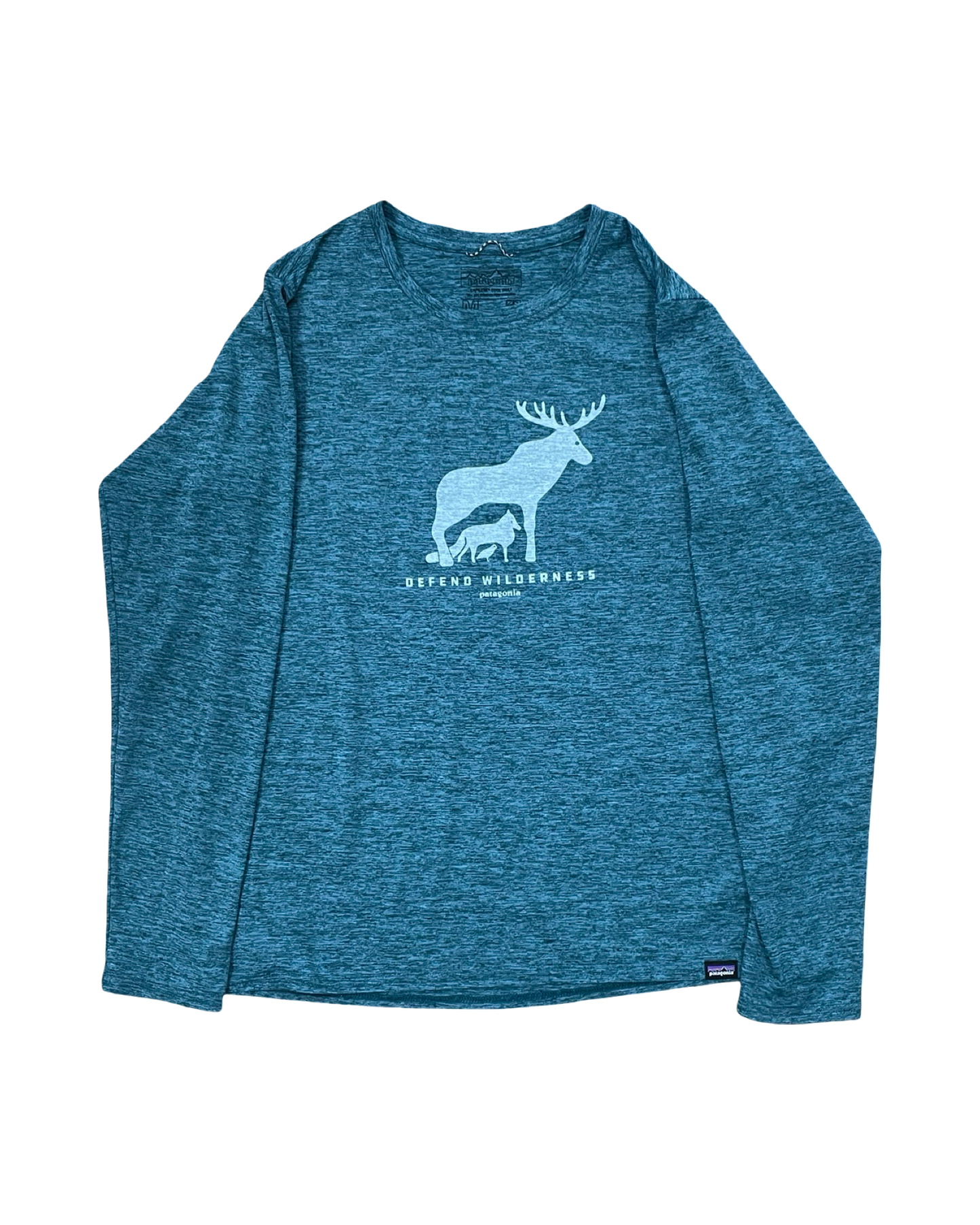 Top Ls By Patagonia In Green, Size:M