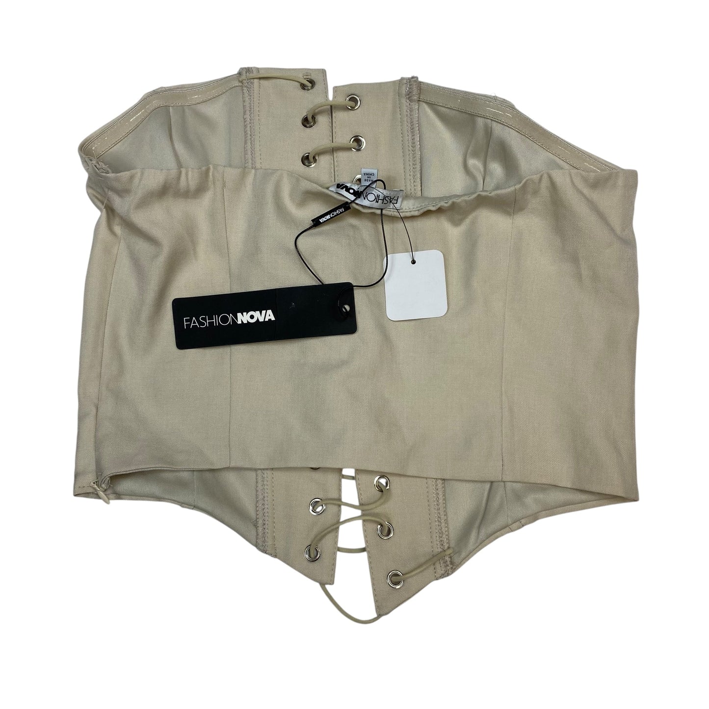 Pants Set 2Pc By Fashion Nova In Tan, Size:M