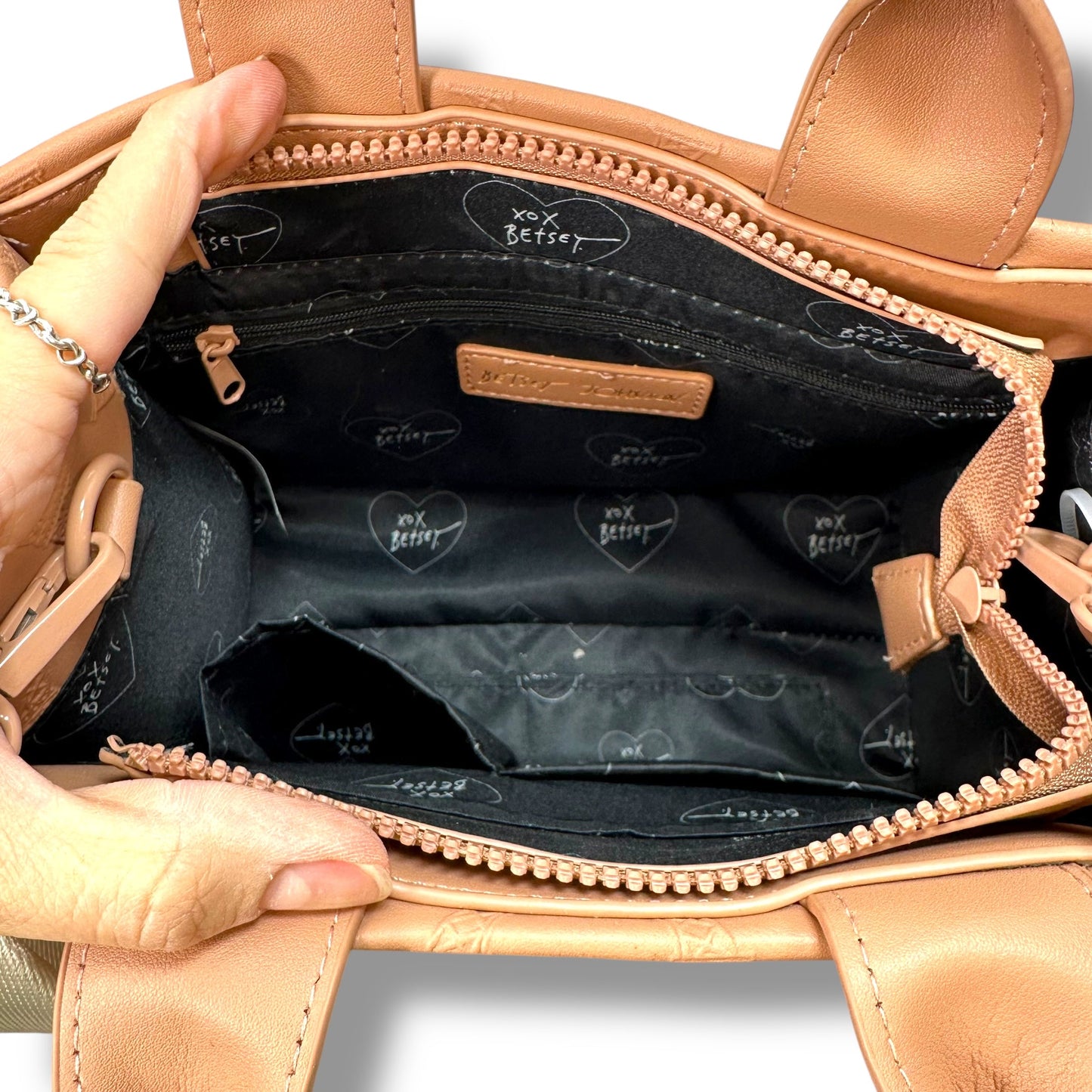 Handbag By Betsey Johnson, Size: Small