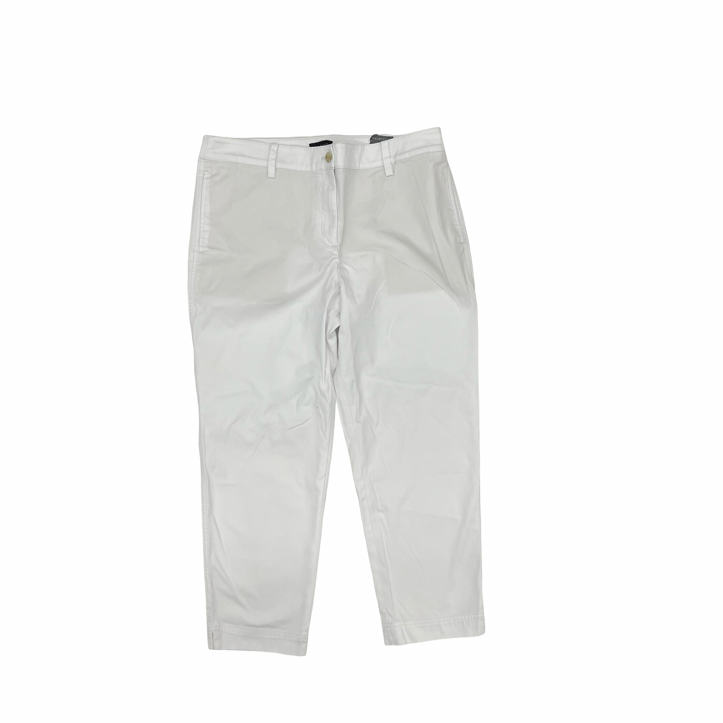 Pants Cropped By Talbots In White, Size:12