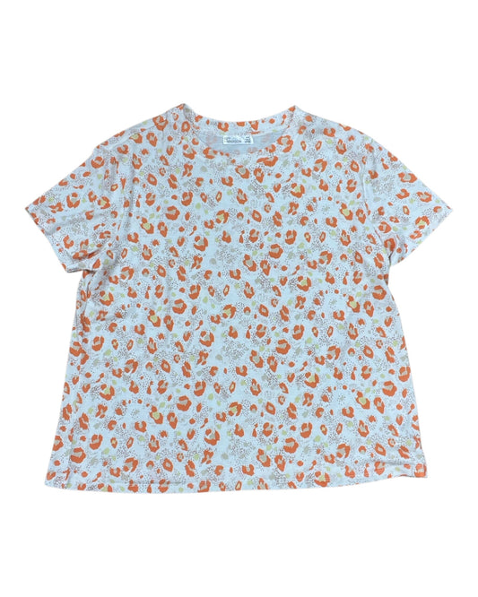 Top Ss By 89Th And Madison In Orange & White, Size:M