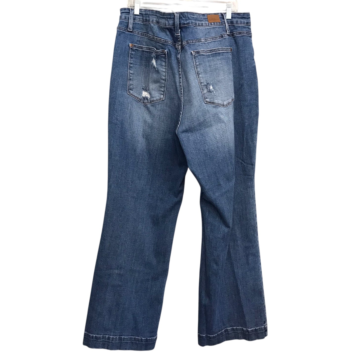 Jeans Wide Leg By Judy Blue In Blue Denim, Size:24