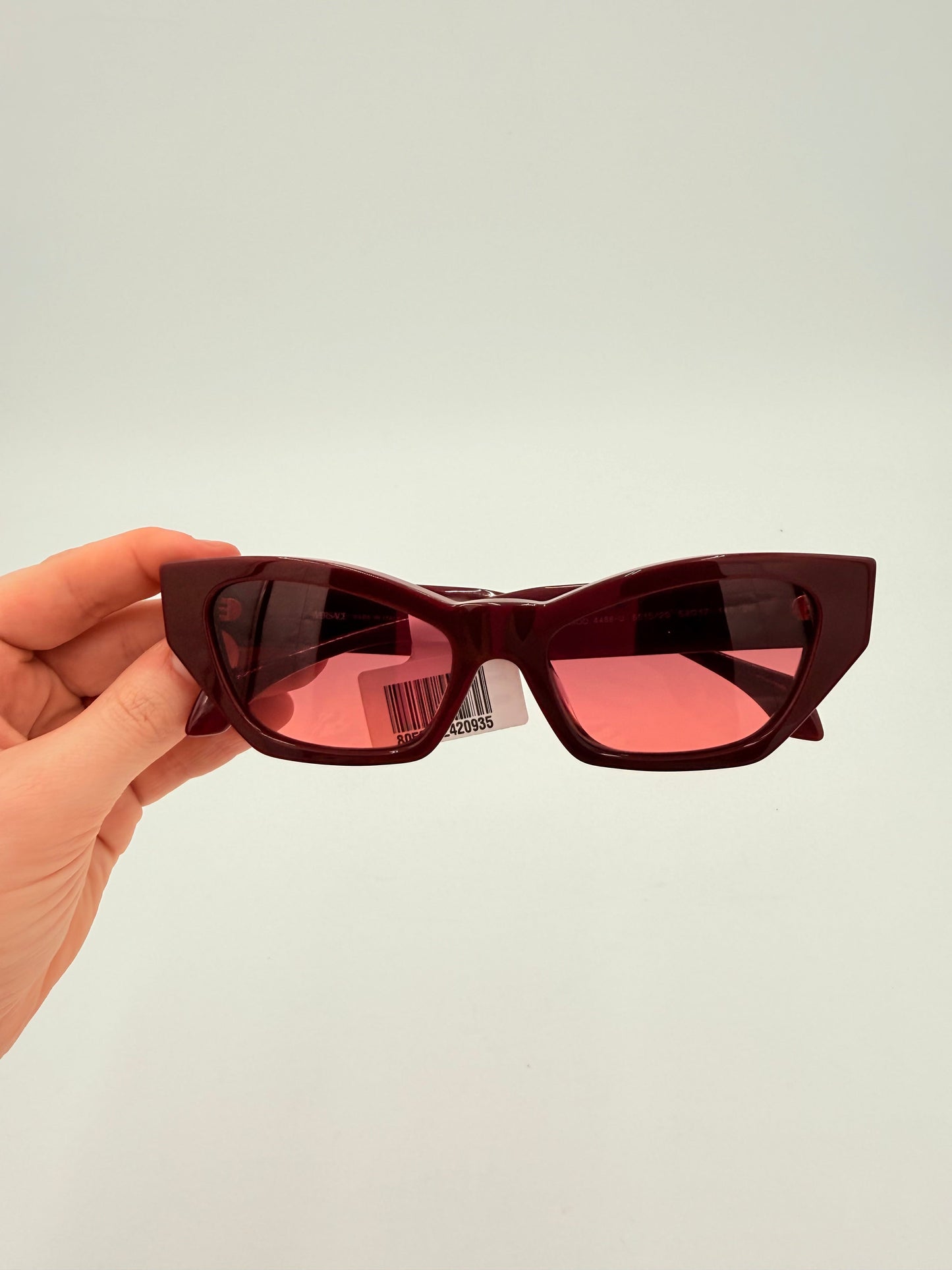 Sunglasses Luxury Designer By Versace In Red