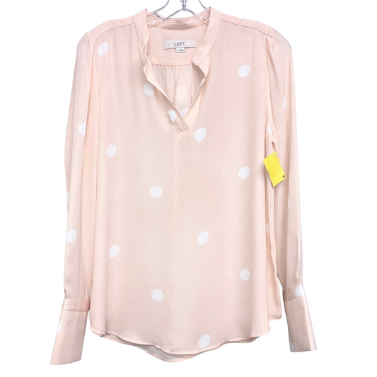 Top Ls By Loft In Polkadot Pattern, Size:S