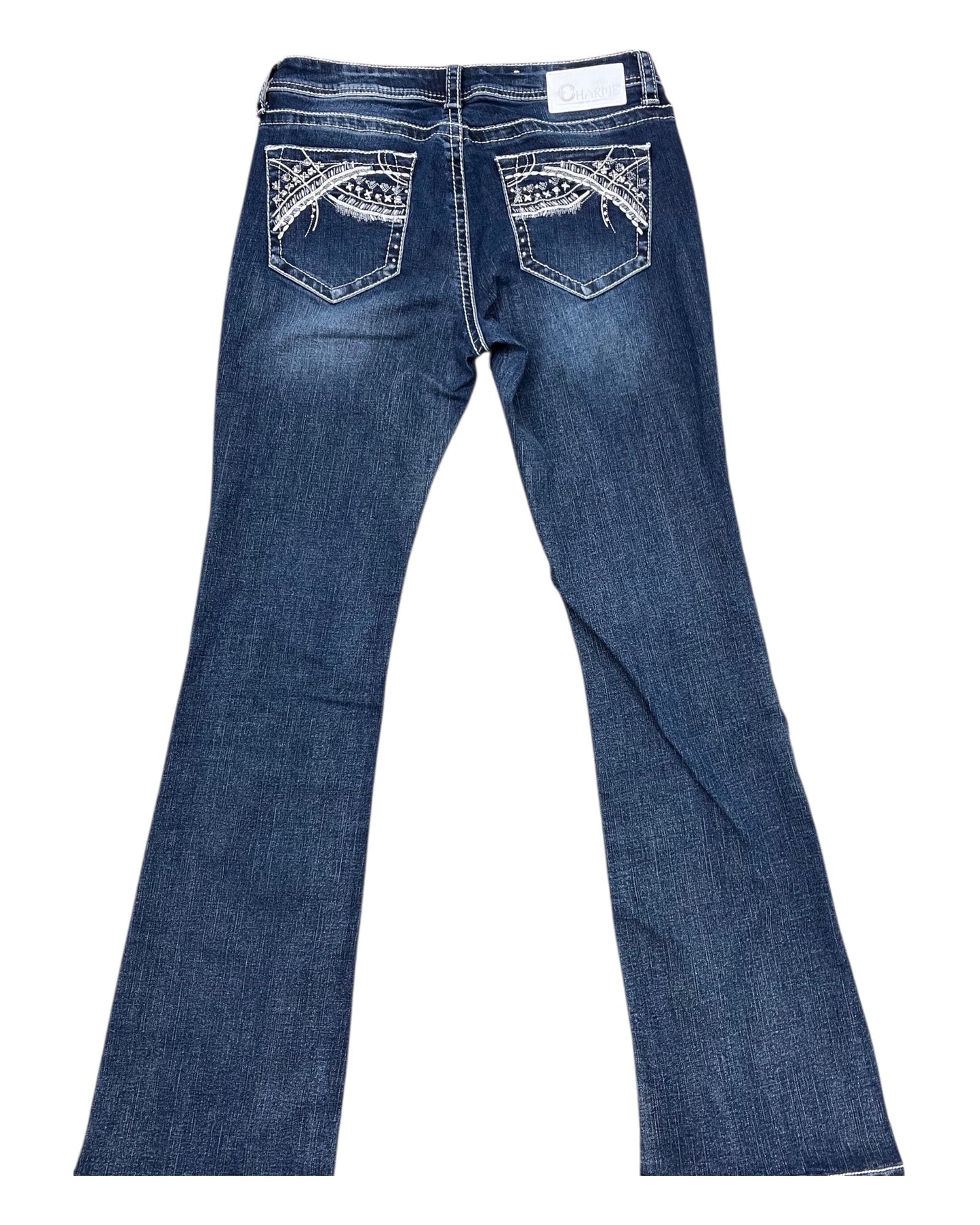 Jeans Boot Cut By Clothes Mentor In Blue Denim, Size:8