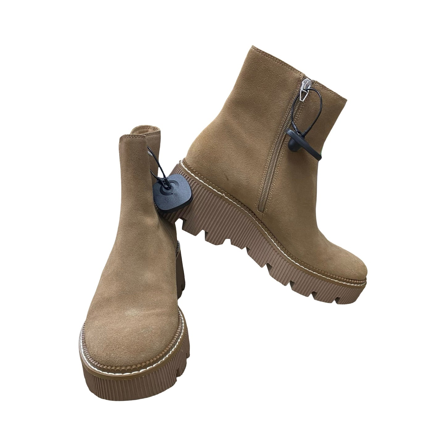Boots Ankle Heels By Dolce Vita In Brown, Size:9.5